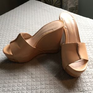 BCBG Tan Slide